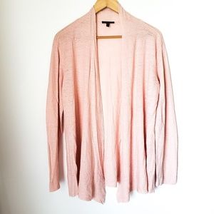 Eileen Fisher | Linen Pink Open Front Cardigan